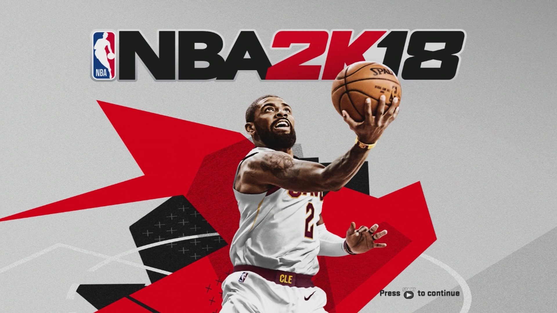 NBA 2K18 title screen for Xbox 360